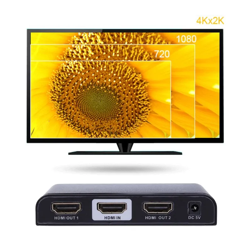 Splitter HDMI2.0 4K UHD 3D 2 vie