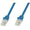 Cavo di rete Patch in CCA Cat.5E Blu UTP 0,5m