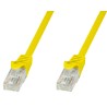 Cavo di rete Patch in CCA Cat.5E Giallo UTP 0,5m