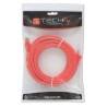 Cavo di rete Patch in CCA Cat.5E Rosso UTP 1,5m