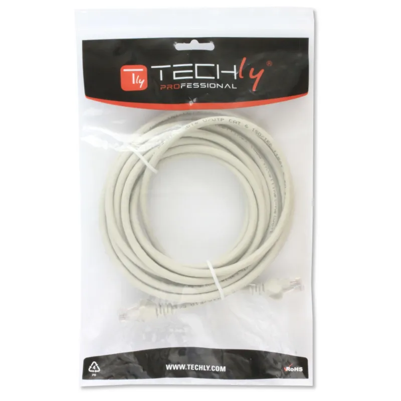 Cavo di rete Patch in CCA Cat.6 Bianco UTP 0,25m