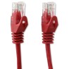Cavo di rete Patch in CCA Cat.6 Rosso UTP 3m