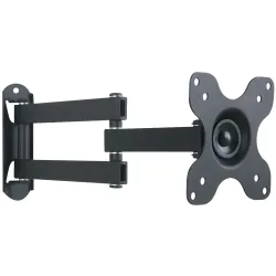 Supporto a Muro per TV LED LCD 13-30'' Full-Motion Nero
