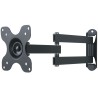 Supporto a Muro per TV LED LCD 13-30'' Full-Motion Nero