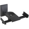 Coppia Staffe Speakers a Parete fino a 25kg Nero