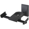 Coppia Staffe Speakers a Parete fino a 25kg Nero
