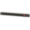 Multipresa 8 Posti da Rack 19'' Connettore C14 con Interruttore 1 HE