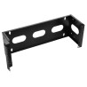Staffa di Montaggio da Muro 19'' Easyline 4U con 3 Fori Nero