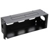 Staffa di Montaggio da Muro 19'' Easyline 4U con 3 Fori Nero