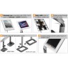 Supporto da Pavimento con Chiave di Sicurezza iPad/Tablet 9.7''-10.1''