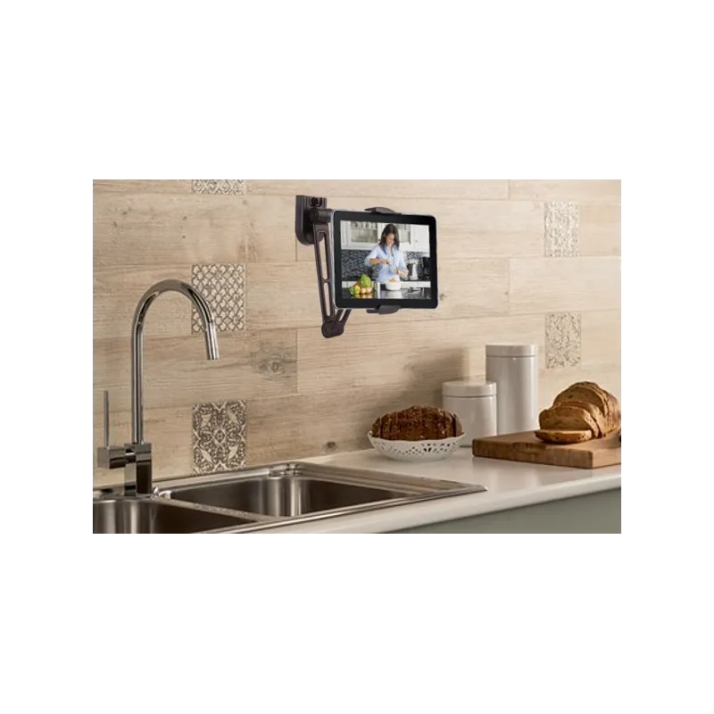 Supporto Estensibile per Tablet e i-Pad 4.7''-12.9'' da Muro o Sottopensile