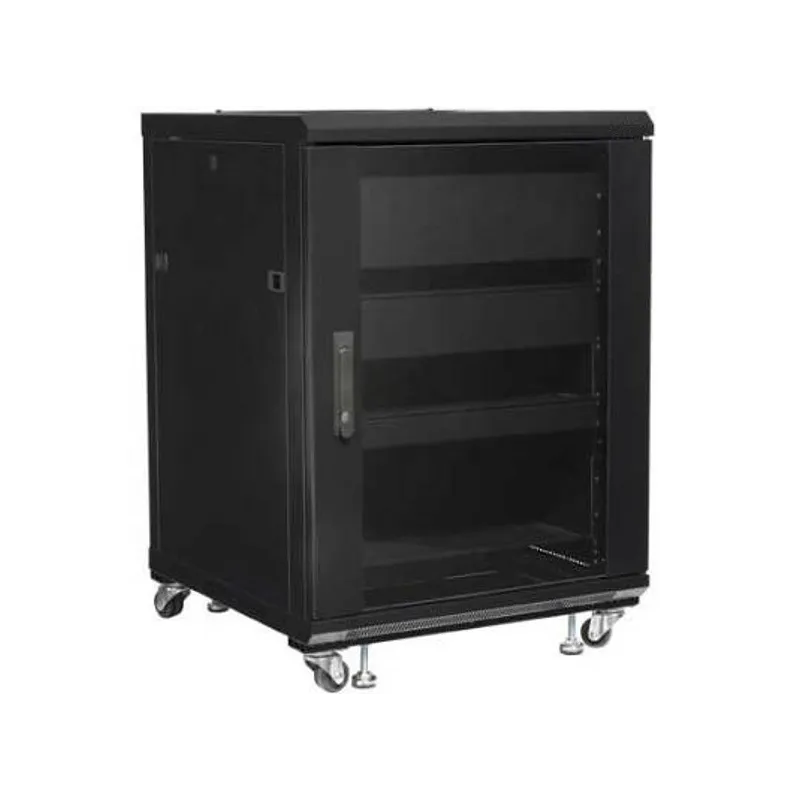 Armadio Rack 19'' 600x600 15U per Audio Video Nero
