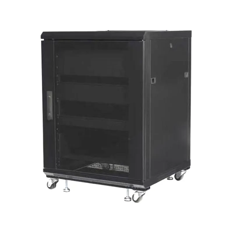Armadio Rack 19'' 600x600 15U per Audio Video Nero