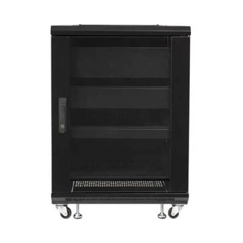 Armadio Rack 19'' 600x600 15U per Audio Video Nero