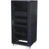 Armadio Rack 19'' 600x600 27U per Audio Video Nero