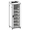 Armadio Rack 19'' 600x600 36U per Audio Video Nero
