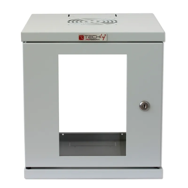 Armadio Rack 10'' a muro 6 unit&agrave; Grigio