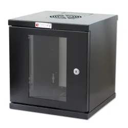  Armadio Rack 10'' a muro 6 unit&agrave; Nero