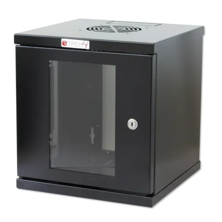  Armadio Rack 10'' a muro 6 unit&agrave; Nero