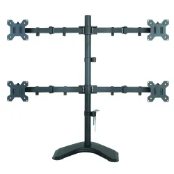 Supporto da Scrivania per 4 Monitor 13-27'' con base