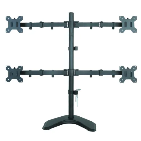 Supporto da Scrivania per 4 Monitor 13-27'' con base