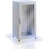 Armadio rack 19'' a pavimento 25U grigio IP55 porta cieca 
