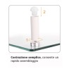 Ripiano universale da scrivania per monitor 