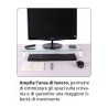 Ripiano universale da scrivania per monitor 