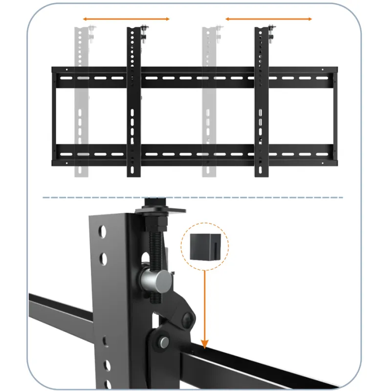 Supporto a muro per TV LED LCD 45-70'' per applicazioni videowall