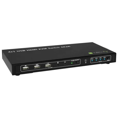 KVM switch 4x1 con USB e HDMI