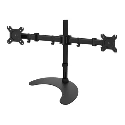 Supporto da scrivania per 2 Monitor 13-27'' con base h.400m