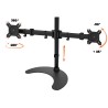 Supporto da scrivania per 2 Monitor 13-27'' con base h.400m