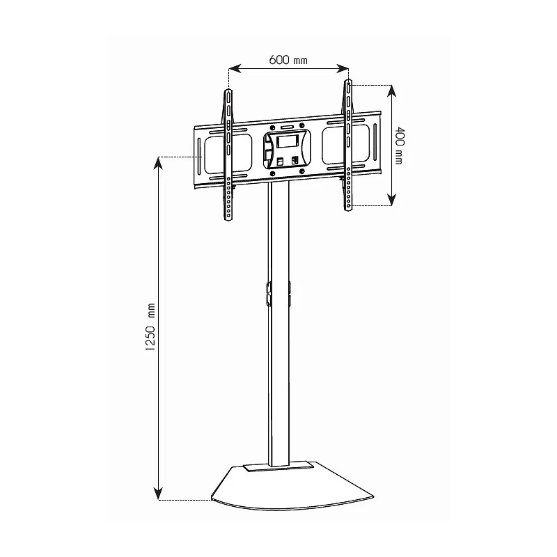 Supporto a Pavimento per TV LCD/LED/Plasma 32-70''