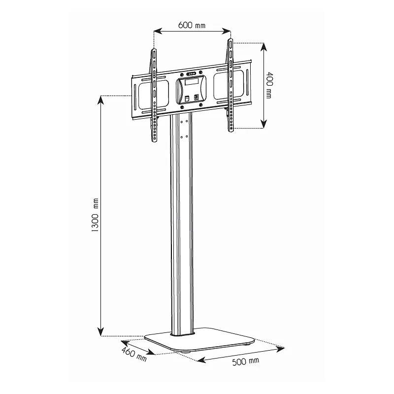Supporto a Pavimento in Alluminio per TV LCD/LED/Plasma 32-70''