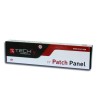 Multipresa 6 posti da rack 19'' con interruttore e 2 prese USB 1 HE