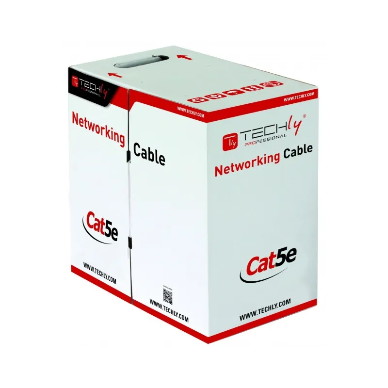 Matassa  F/UTP Cavo Cat.5E CCA 305m Rigido da Esterno Nero