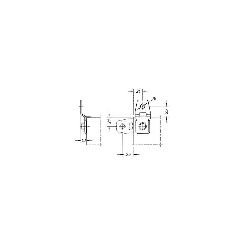 Staffe di fissaggio a muro per rack IP65