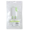 Caricatore USB 1A Compatto Spina Europea Bianco/Verde