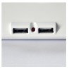 Multipresa da Tavolo 4 prese Italiane Bipasso 2 Schuko e 2 USB Bianca