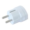 Adattatore spina Schuko a presa 10/16A Bianco