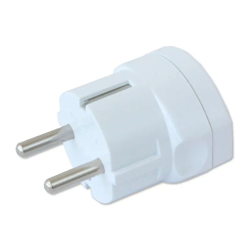 Adattatore spina Schuko a presa 10/16A Bianco
