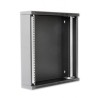 Armadio Rack 19'' Flat a muro p.15cm 6 unit&agrave; sezione unica Grigio