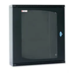 Armadio Rack 19'' Flat a muro p.30cm 6 unit&agrave; sezione unica Grigio