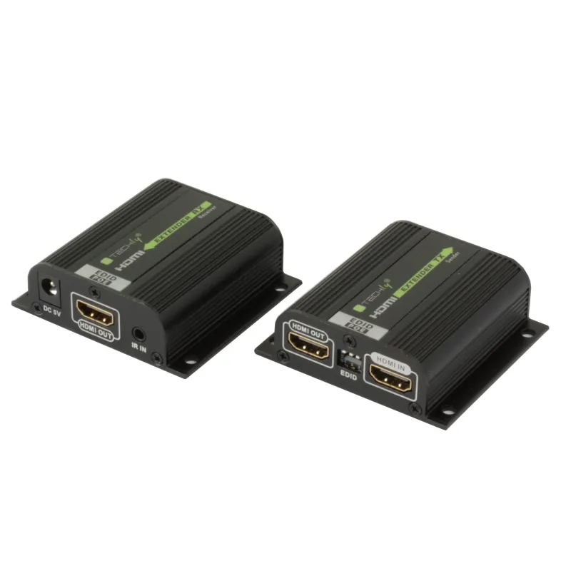 Amplificatore Extender HDMI Full HD 3D POE su cavo Cat.6/6A/7 40m con EDID ed IR