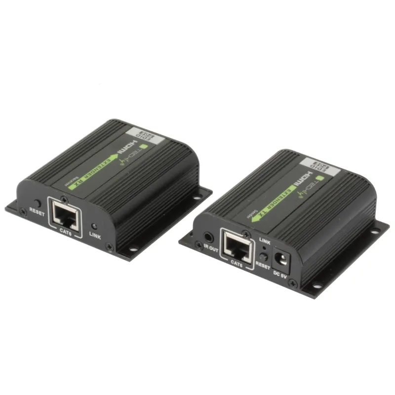 Amplificatore Extender HDMI Full HD 3D POE su cavo Cat.6/6A/7 40m con EDID ed IR