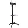Supporto a Pavimento con Mensola Trolley TV LCD/LED/Plasma 23''-55''