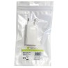 Caricatore USB 1A Compatto Spina Europea Bianco 