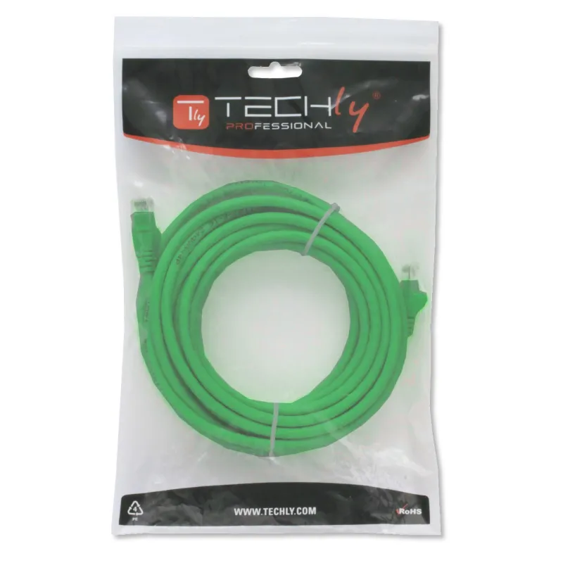 Cavo di Rete Patch in Rame Cat.6 Verde UTP 1,5m