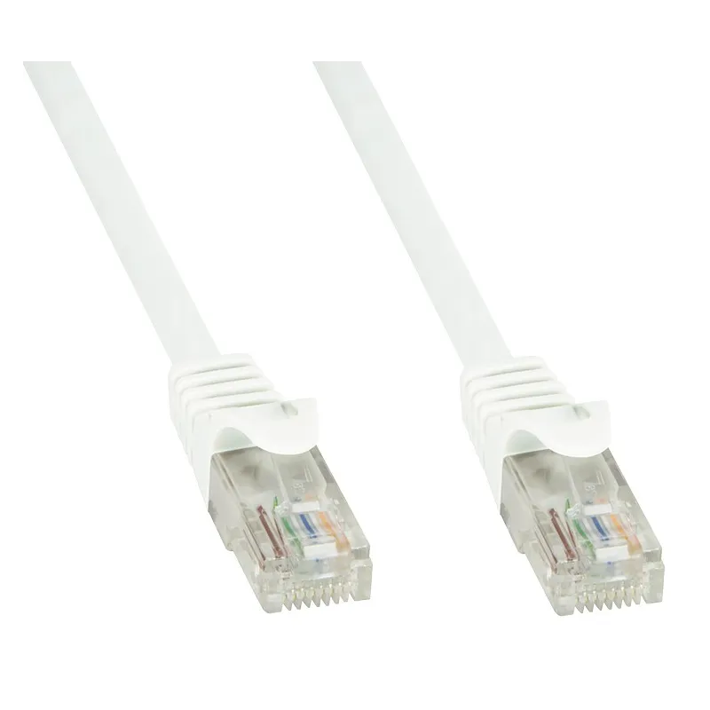 Cavo di Rete Patch in Rame Cat.6 Bianco UTP 1m