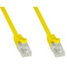 Cavo di Rete Patch in Rame Cat.6 Giallo UTP 0,5m